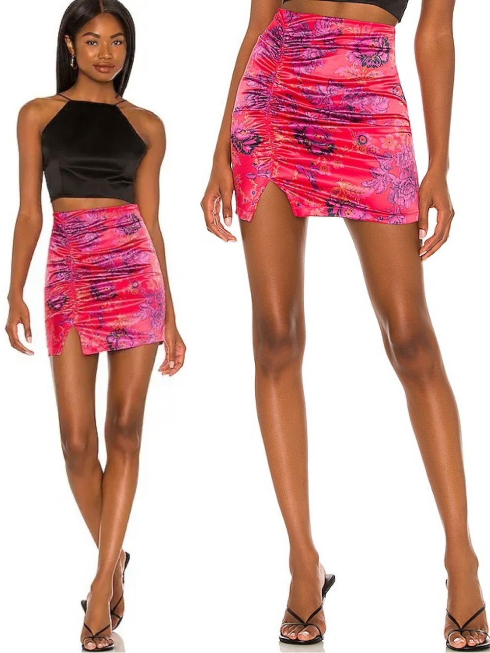 Free People Ava's Printed Mini Skirt
